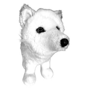 Douglas Cuddle Snow Queen White Arctic Fox Plush Stuffed Animal Soft Toy 16"